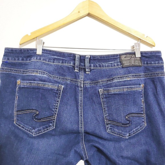 SILVER SUKI SURPLUS WOMEN’S DENIM PLUS SIZE JEANS SIZE 22 (40X27) ANKLE SLIM - Picture 6 of 10